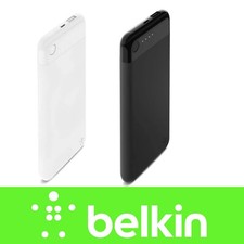 LOT of 2 Belkin OEM Genuine BoostCharge PowerBank 5k mAh 1 White  1 Black 