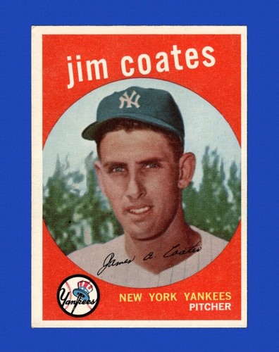 1959 Topps Set-Break #525 Jim Coates EX-EXMINT *GMCARDS*