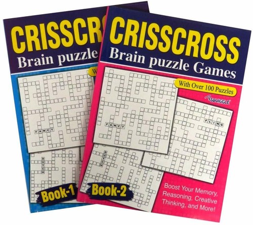 Martello P2114 Squiggle A4 Crisscross Jumbo Puzzle Books, Set of 2 - 258 Puzzles - Picture 2 of 4