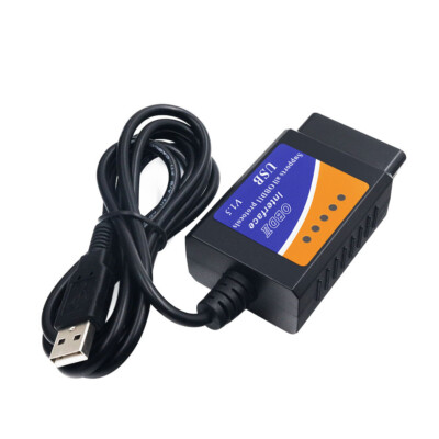 V1.5 ELM327 USB Interface OBDII Diagnostic Auto Car Scanner Fits DOS & Windows