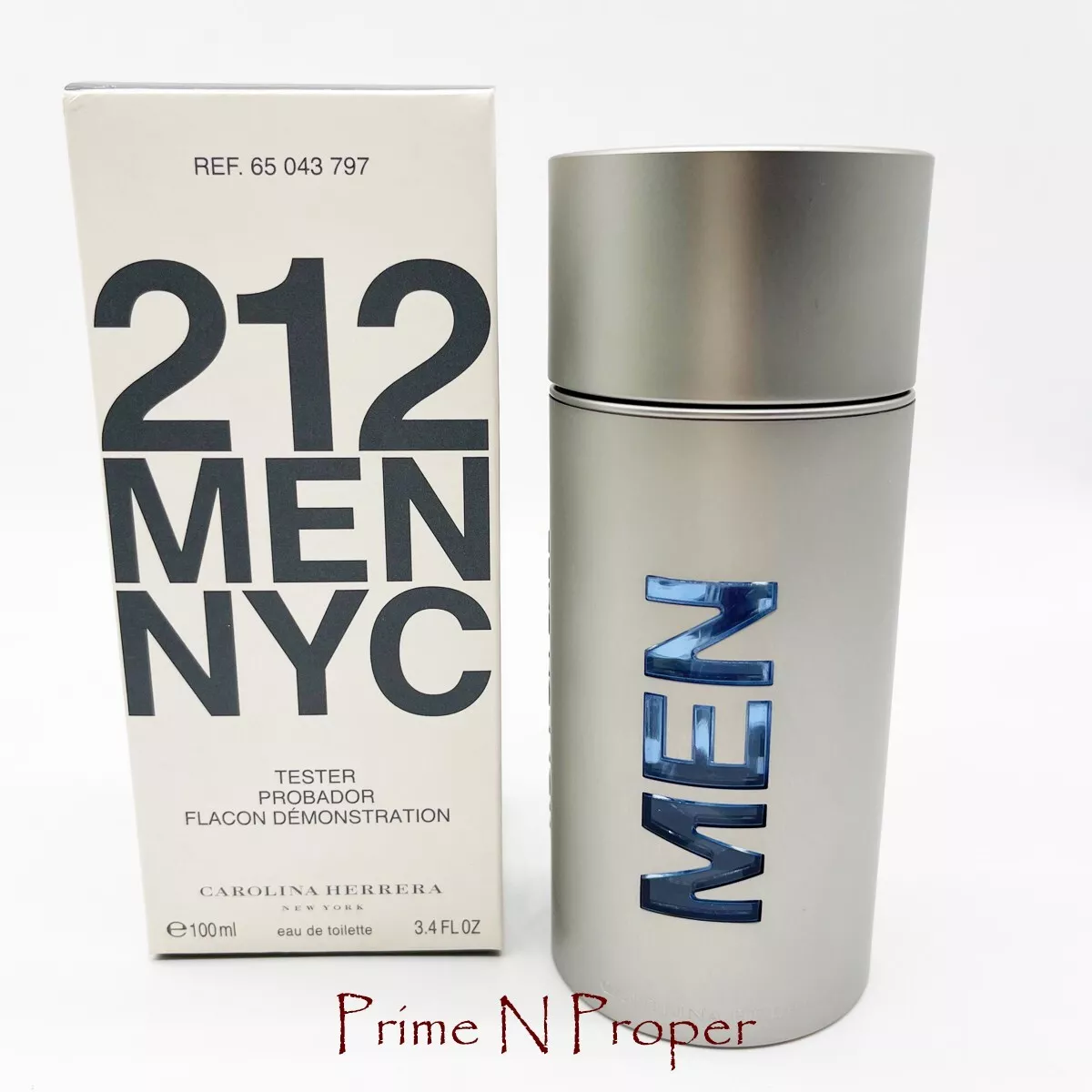 212 Men Carolina Herrera Eau de Toilette Spray 3.4oz