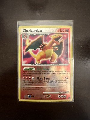 Pokemon Card - Charizard - Secret Wonders 3/132 Reverse Holo Rare