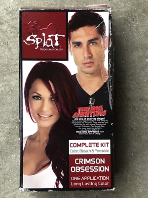 New! splat rebellious colors complete kit crimson obsession Box Damaged 2