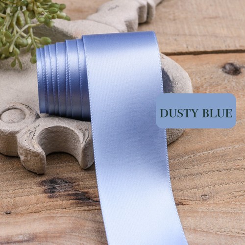 Premium Single Face Satin Ribbon 100 Yards 3/8" 5/8" 1" Ribbon lot Wedding Craft - Picture 20 of 21