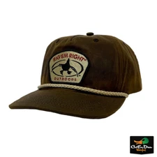 RIG'EM RIGHT WATERFOWL WAXED COTTON ROPE AND PATCH HAT