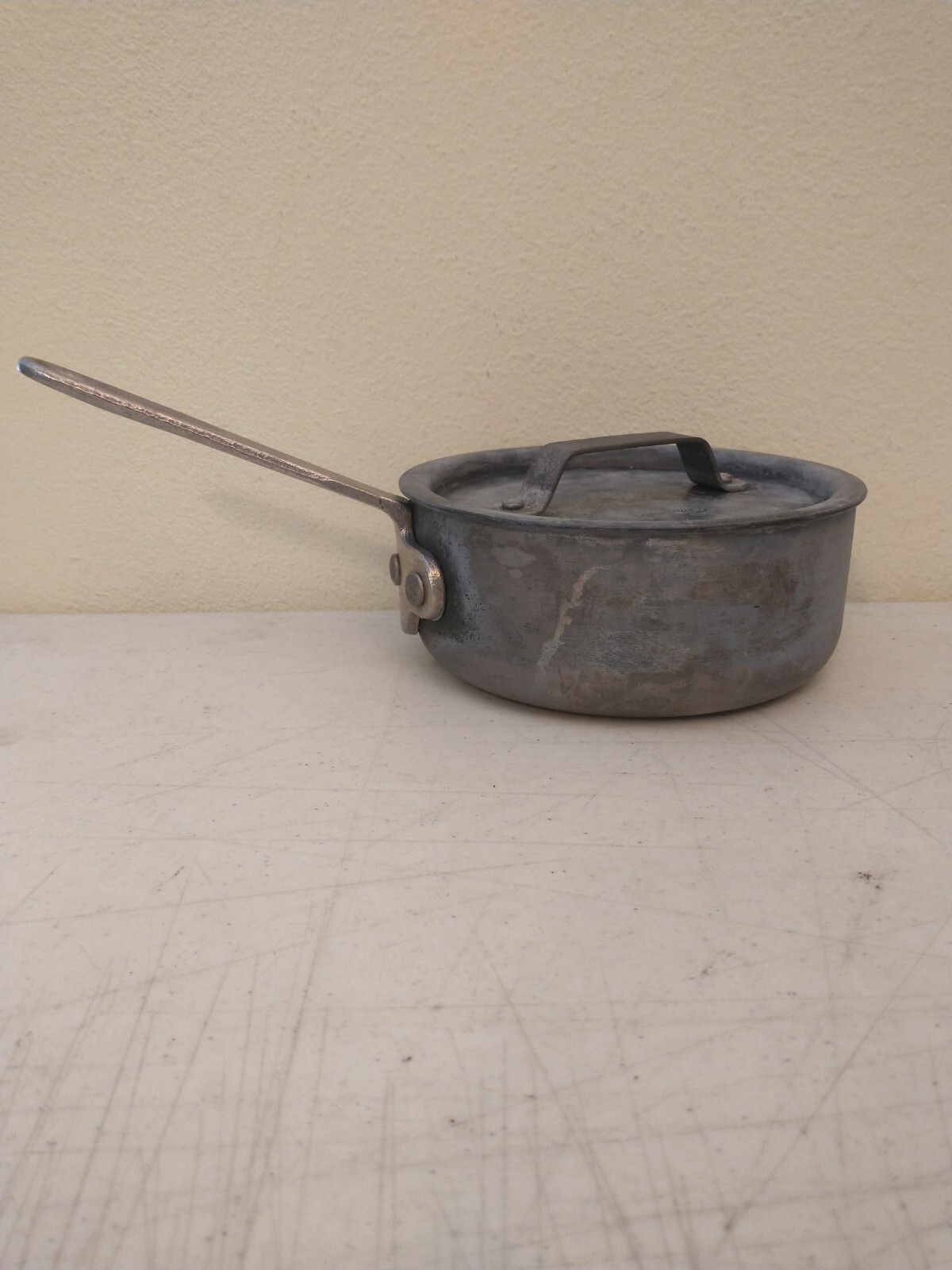 VINTAGE Commercial Aluminum Cookware Toledo Ohio 1 QT 5001 &, 305 lid