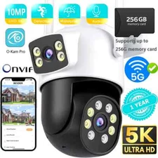 10MP 5K PTZ Camera 5G WIFI Security Protection Auto Tracking ONVIF CCTV Video