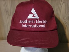 Vintage Southern Electric Red Adjustable Cap Hat Made in USA NWOT