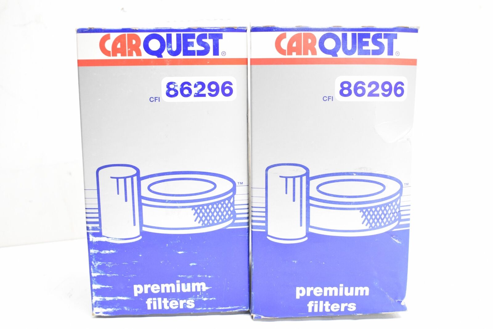 CarQuest 86296 Premium Fuel(Complete In-Line) Filters Lot of 2