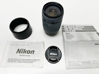 Nikon AF NIKKOR 70-300mm f/4-5.6D ED Camera Lens Japan