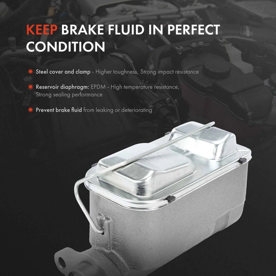 Brake Master Cylinder w/ Reservoir for Chevrolet P30 R3500 V3500 GMC P3500 C3500 - Image 3 of 4