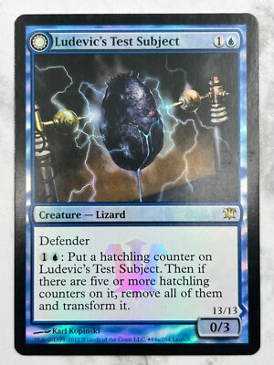 Ludevic's Test Subject Innistrad FOIL Holo - MTG Magic - NM