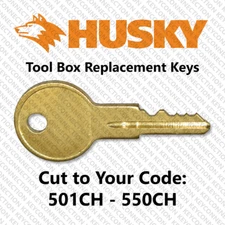 Husky Toolbox Key Replacement Cut to Your Code 501CH - 550CH