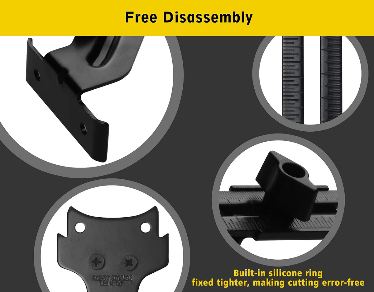 Dewalt Trim Router DeWalt DNP618 Edge Guide For Fixed Base Compact