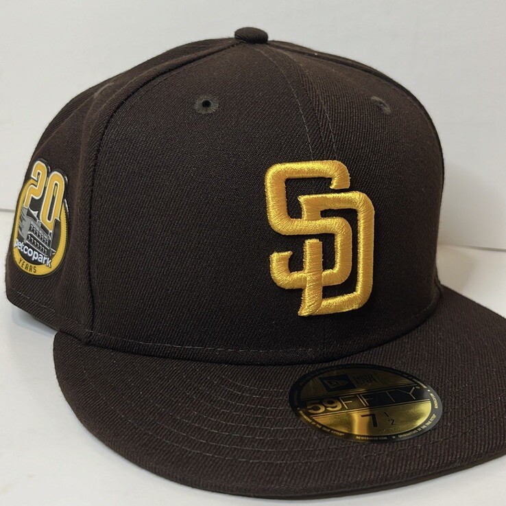 NEW ERA × SD  20th  59FIFTY Logo Cap New Era 59Fifty San Diego Padres Game Petco Park 20th