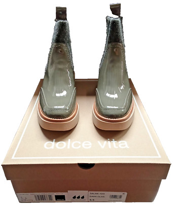 DOLCE VITA CRINKLE PAT SALINE H2O Grey - SZ. 5.5