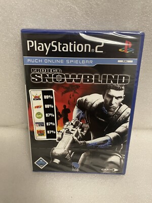 [PS2] NEU   PROJECT: SNOWBLIND   FACTORY SEALED   PAL - GER USK