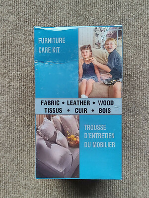#ad Furniture Master Stainsafe Furniture Care Kit Fabric Leather Wood Sealed $19.95