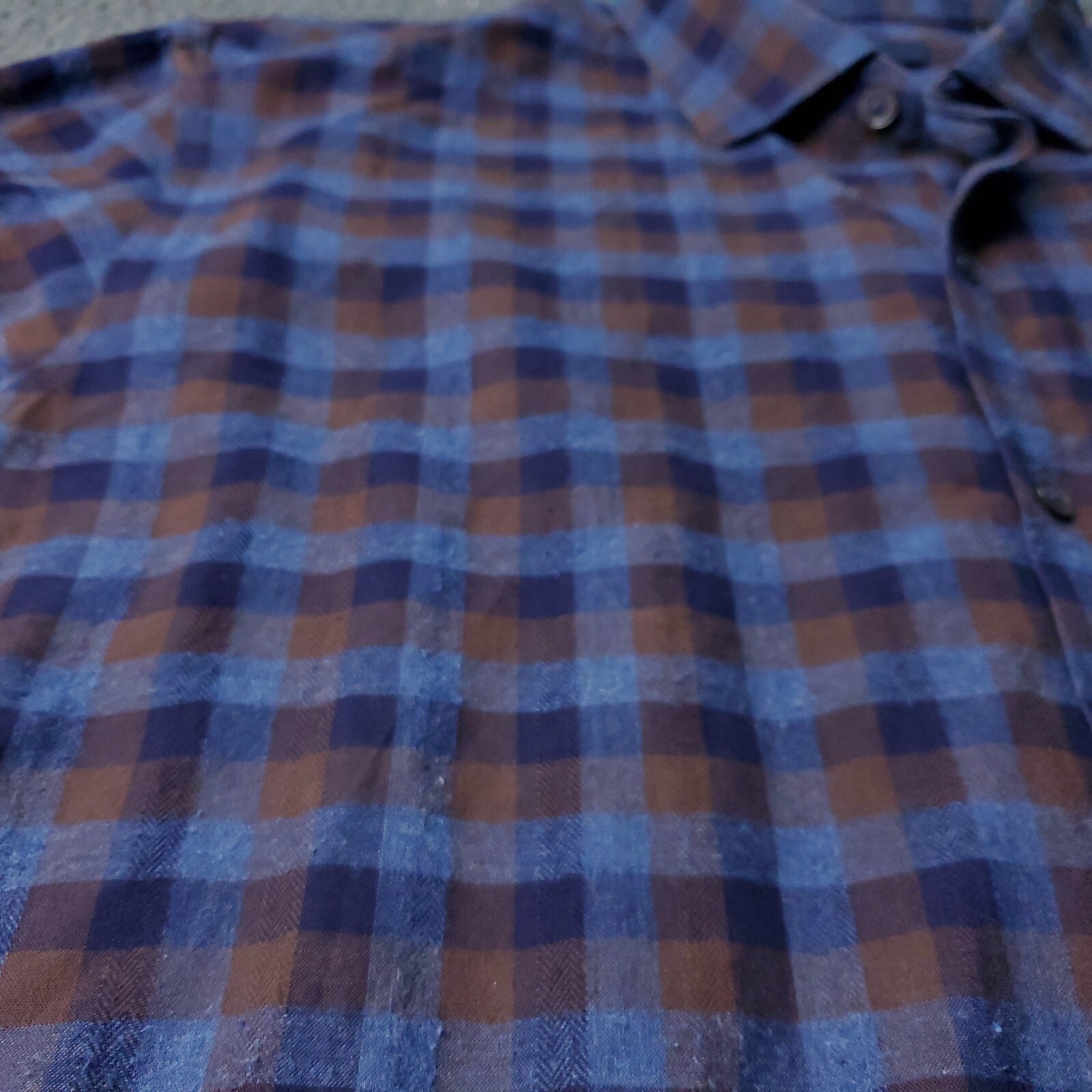 Zachary Prell Button Shirt Mens XL Long Sleeve Blue Plaid Casual Checkered