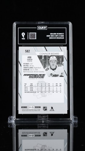 CONNOR BEDARD 2023 O-PEE-CHEE #582 MARQUEE ROOKIES TAG 9 - Picture 2 of 2