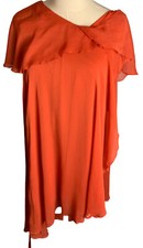 NEW Asos Orange Layered Maternity Dress Size 2 New With Tags Spring Summer Light
