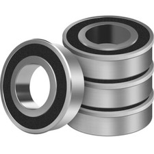 4 Pack Flanged Ball Bearing Id 5/8" X Od 1-3/8" Lawn Mower Wheelbarrows Wheel