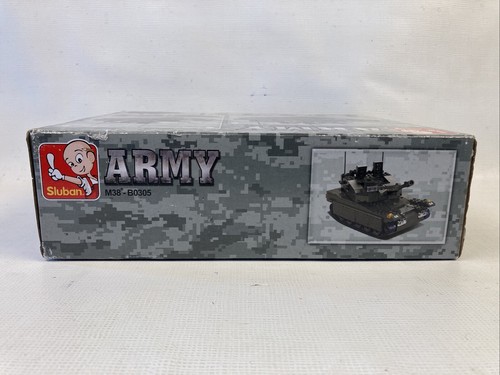 Sluban M38 B0305 Army Land Force Merkava Tank & Soldiers 344 Pieces New Sealed - Picture 3 of 13