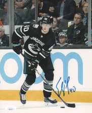 Vancouver Canucks AS Elias Pettersson Signed Autographed 8x10 Photo JSA COA #1