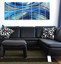 thumbnail 1 - Metal Wall Art Modern Abstract Painting Sculpture Home Decor Blue Large Big Work