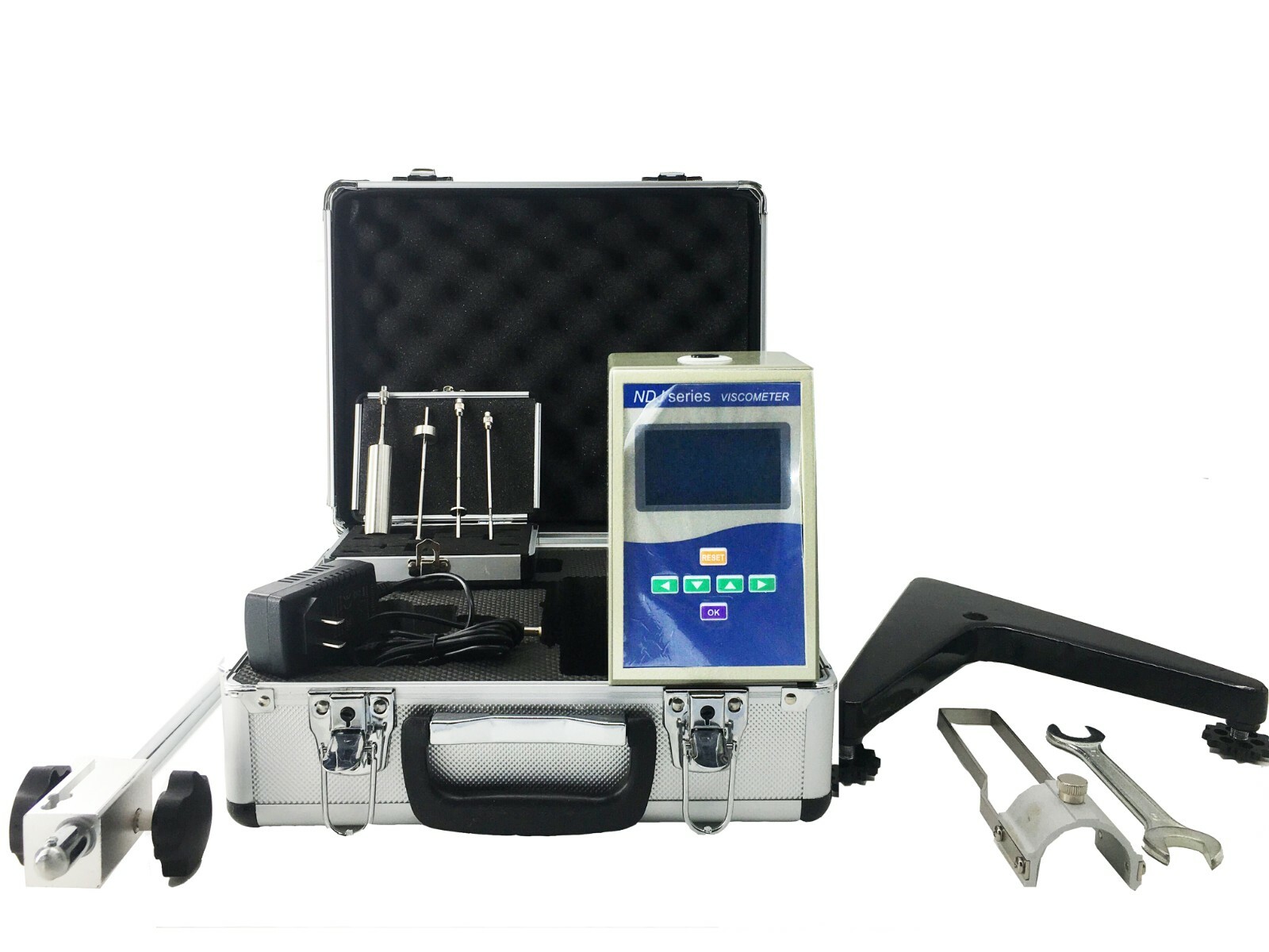 Digital Viscosity Meter Tester With Temperature Sensor Rotary eBay