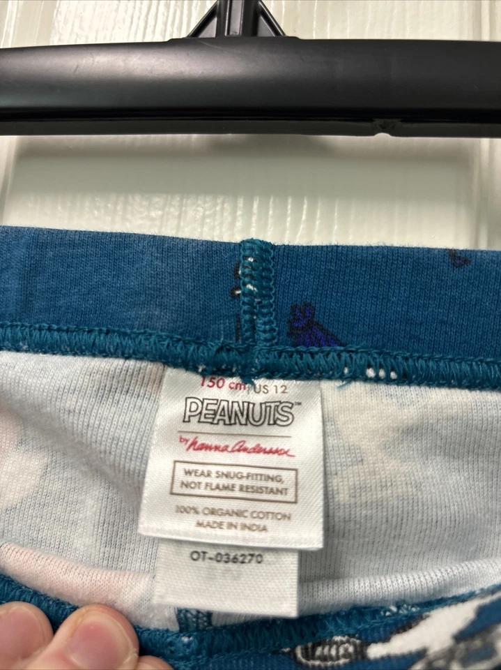 Pantalones de pijama Peanuts By Hanna Andersson para niños 12 Foto 3 de 4