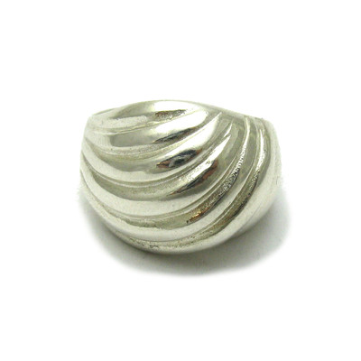 Echte stilvolle Sterling Silber Ring solide punziert 925 handgefertigt Empress