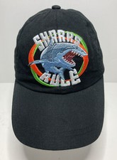 Sharks Rule Black Youth Black Adjustable Baseball Hat Cap
