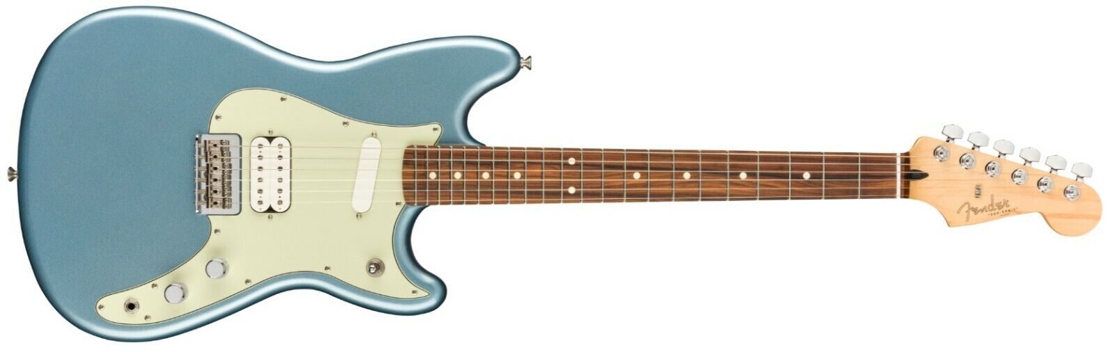 014-4023-583 Fender Player Duo-Sonic Electric Guitar HS Ice Blue Metallic