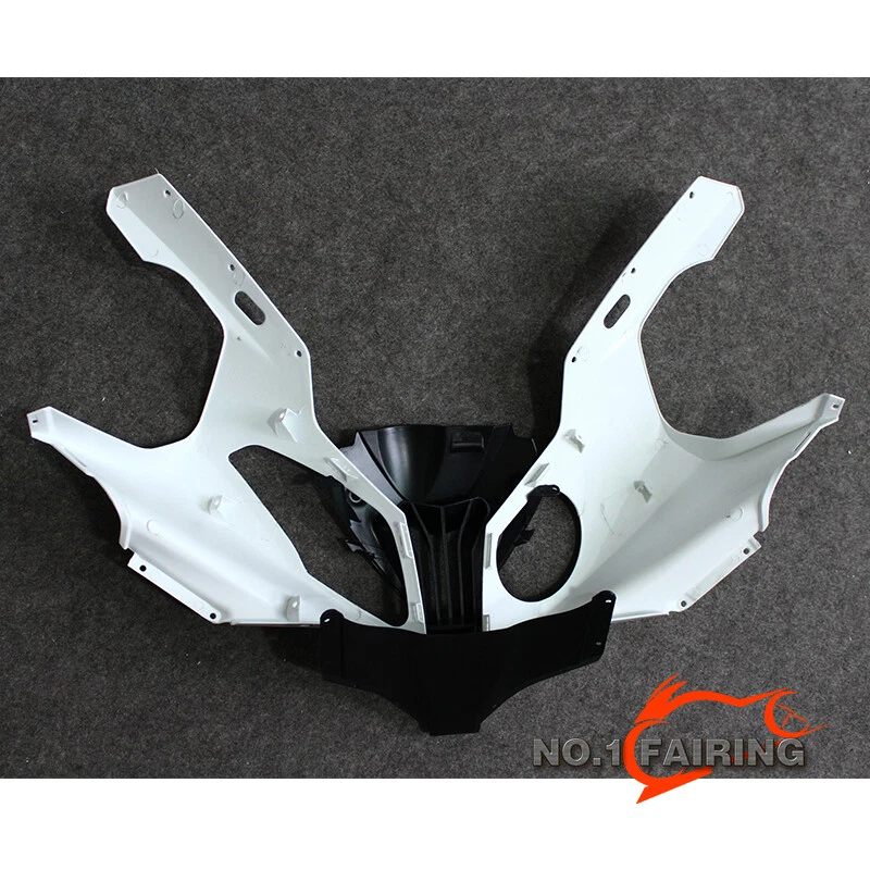Kit de carenado ABS blanco sin pintar para BMW S1000RR 2009-2014 Foto 3 de 4