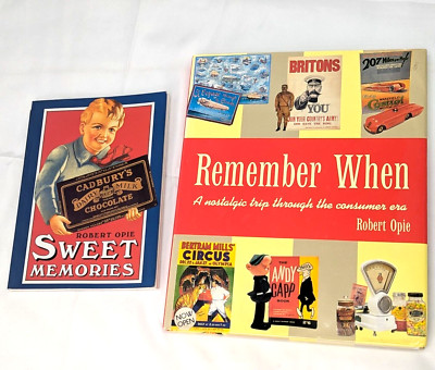 2 Bücher Konvolut Taschenbücher Hardcover Bücher Robert Opie Sweet Memories Remember When