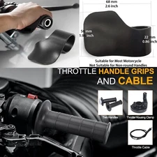 7/8" Hand Grip Handle Bar Throttle Grips Cable Assembly for Mini ATV Dirt Bike