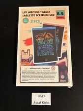 TEKFUN 2 Pack LCD Writing Tablet with 4 Stylus, 8.5in Erasable Doodle Board