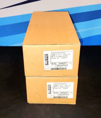 Burkert - 2/2-Way Piston-Operated Angle-Seat Valve - 1.25'' NPT: Part# 464577