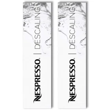 2 Pack Nespresso Descaling Kit Cleaning Solution Fits all Models 4 Packets