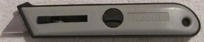 Noblit Retractable Utility Knife/box cutter (Made in England!) Gray & Black-New
