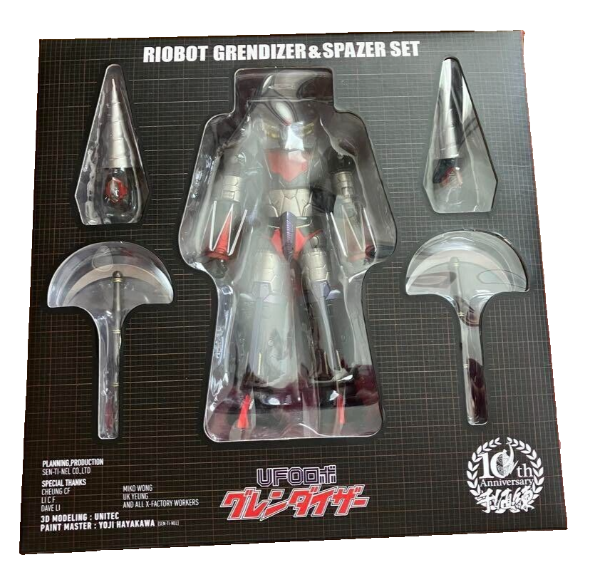 RIOBOT Sentinel Grendizer & Spazer Figure UFO ROBOT