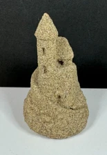 Vintage Mr. Sandman Sand Castle Art Sculpture Real Sand Figurine Beach Nautical