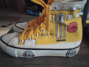 boys yellow converse