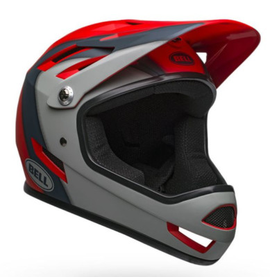 SCHÖNER INTEGRALHELM SANCTION PRESENT MATT CRIMSON-SLATE-GRAY