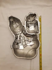 Lenox snowman chip and dip dish