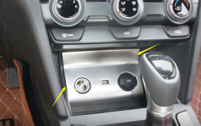 Titanium Silver Console Cigarette Lighter Panel Trim For Hyundai Elantra 2019-20