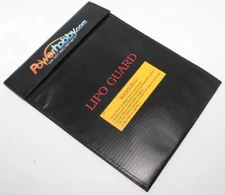 PowerHobby RC Lipo Battery Fireproof Saftey  Safe Charge Charging Sack Bag Large