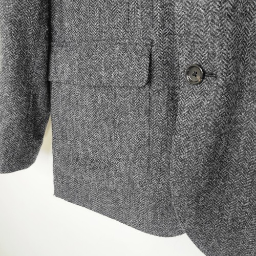 J CREW Ludlow x Moon Gray Sz 44R Herringbone Wool Blazer Jacket Tweed Old Money - Picture 7 of 15