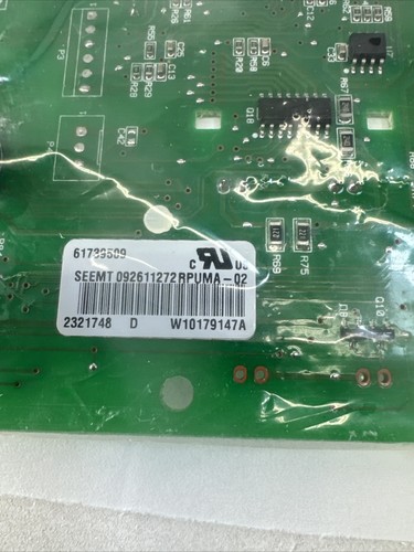 Kenmore Refrigerator Control Board Part # W10179147A - Picture 2 of 3